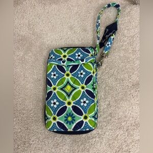 Vera Bradley Daisy Daisy Print Wristlet Wallet Retired Pattern EUC